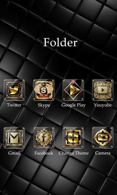 Sumptuous GO Launcher Theme screenshot 5