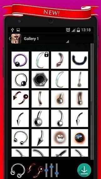 Piercing Camera Photo editor स्क्रीनशॉट 9