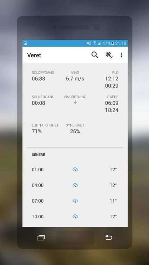 Veret - tidevann, radar++ screenshot 8