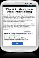 Google Plus Marketing Tips скриншот 1