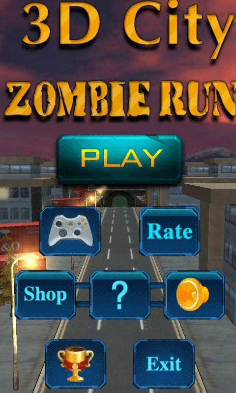 3D City Zombie RUN screenshot 5