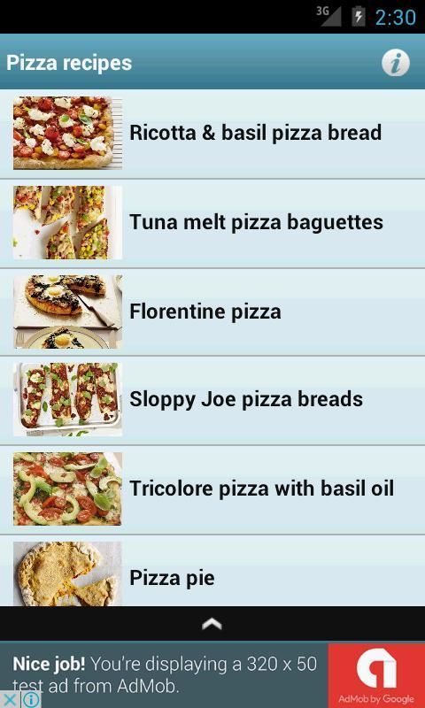 Pizza recipes скриншот 4