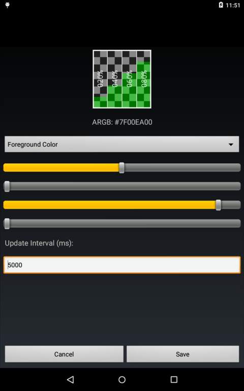 CPU Usage Widget скриншот 2