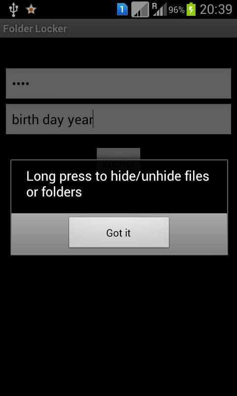 File And Folder Hidder स्क्रीनशॉट 2