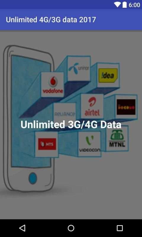Unlimited 3G 4G Data скриншот 1