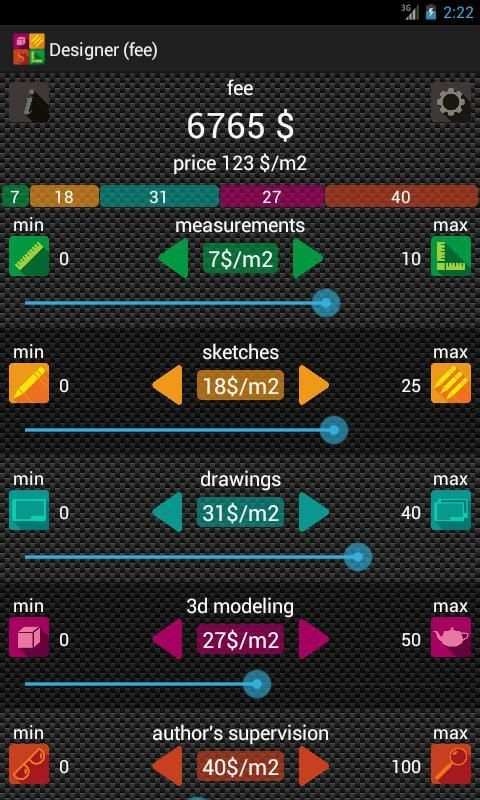 Designers Money Calc स्क्रीनशॉट 2