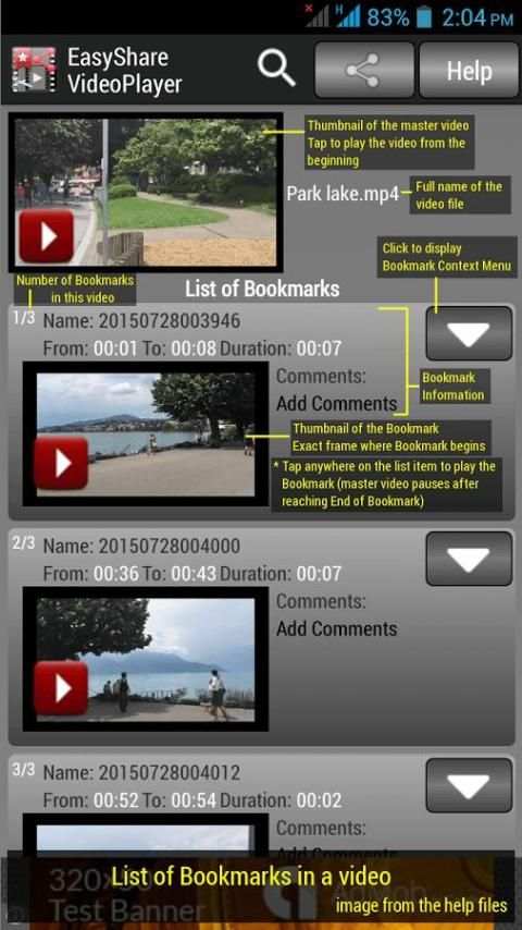 EasyShare Video Player скриншот 1