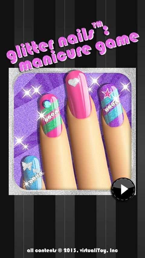 Glitter Nail Salon: Girls Game screenshot 1