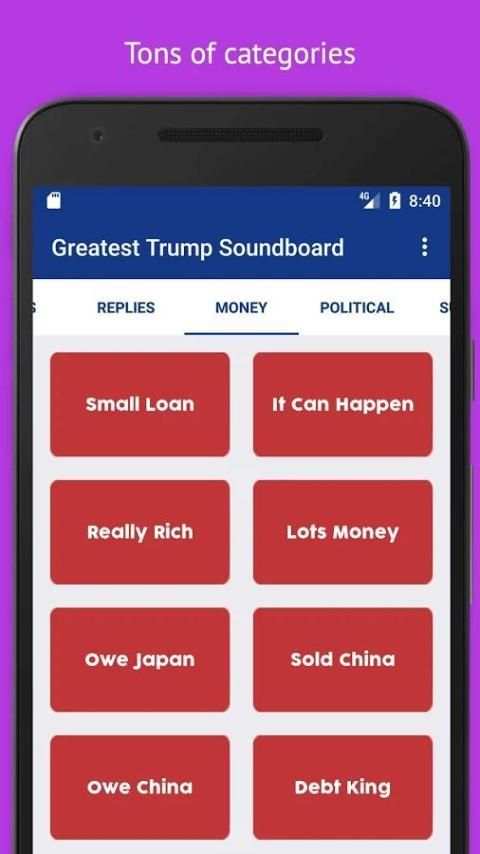 Greatest Trump Soundboard screenshot 1