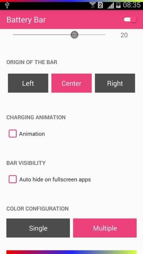 Battery Bar for iPhone 7 screenshot 4