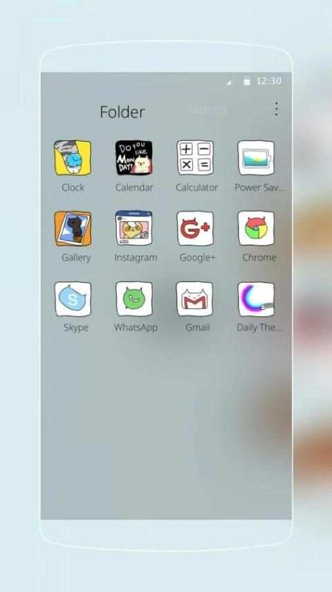 Lucu Kitty Cat Tema screenshot 2