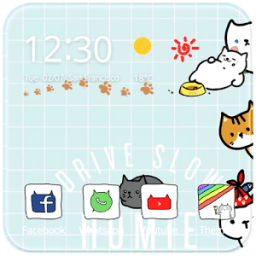 ikon Lucu Kitty Cat Tema