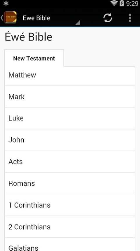 Ewe Bible скриншот 1
