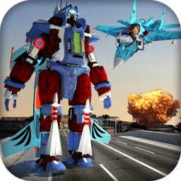 Airplane Robot Transformation icon