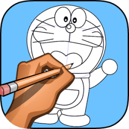 how to draw Doraemon иконка
