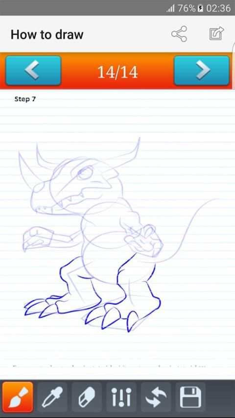 how to draw Digimon скриншот 2