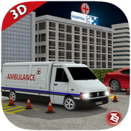 ikon Dokter berkendara ambulans