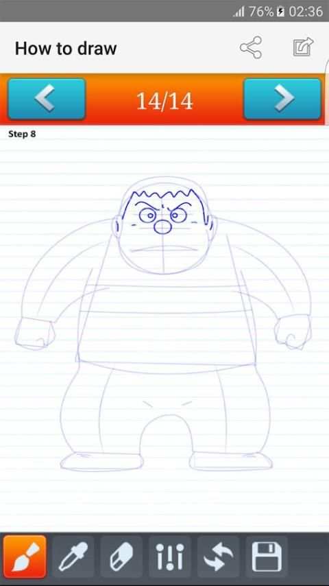 how to draw Doraemon скриншот 1