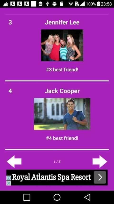 Best Friends for Facebook screenshot 1