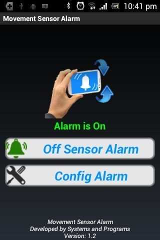 Alarma Sensor Movimiento स्क्रीनशॉट 1