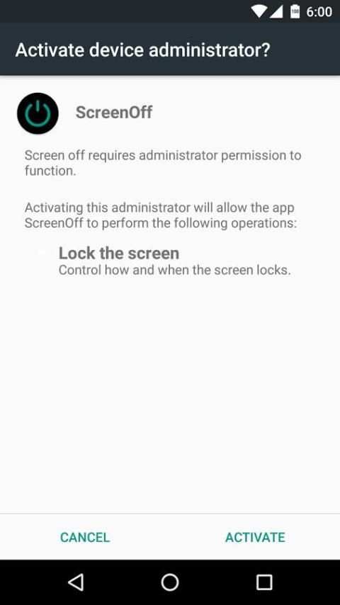 ScreenOff On Tap 1 تصوير الشاشة