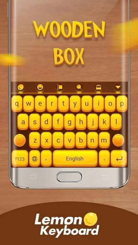 Wooden Box-Lemon Keyboard 3 تصوير الشاشة