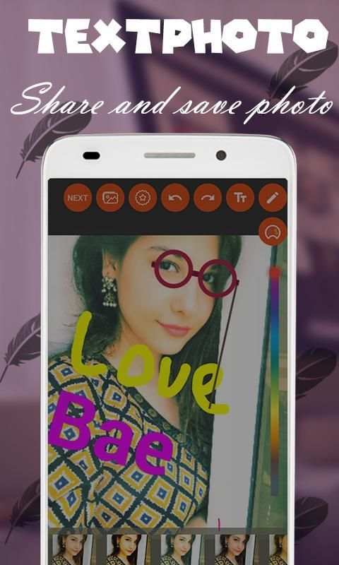 Text on photos for instagram screenshot 2