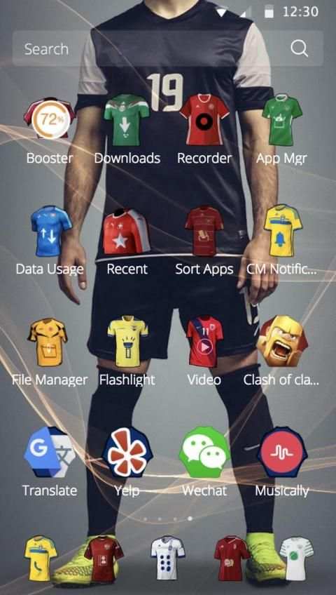 jersey soccer theme स्क्रीनशॉट 1