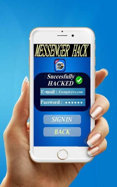 Mesenger Hack (Prank) screenshot 3