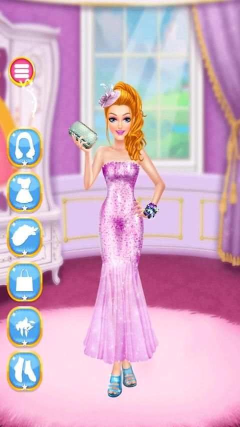 Prom salon makeup dressup screenshot 4