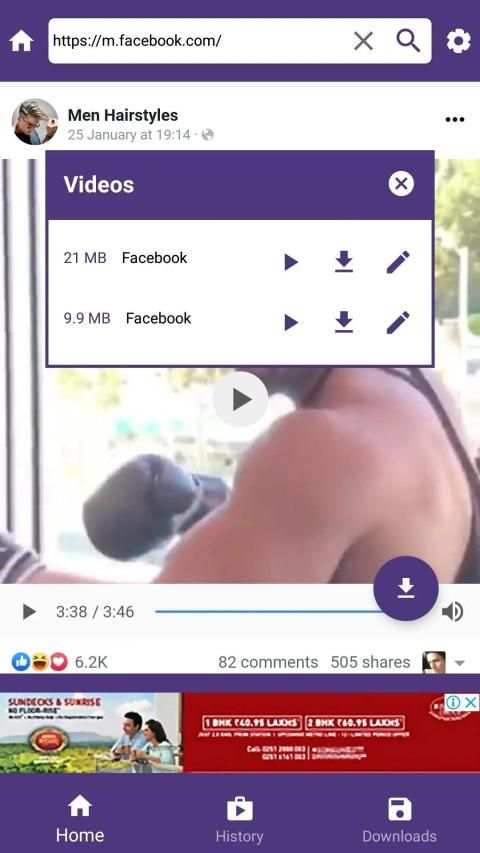 Video Downloader HUB स्क्रीनशॉट 2