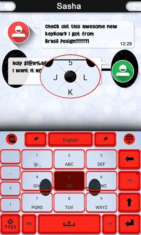 Big keyboard Hero theme screenshot 3