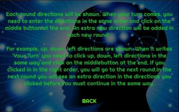 Directions Concentration Game screenshot 1