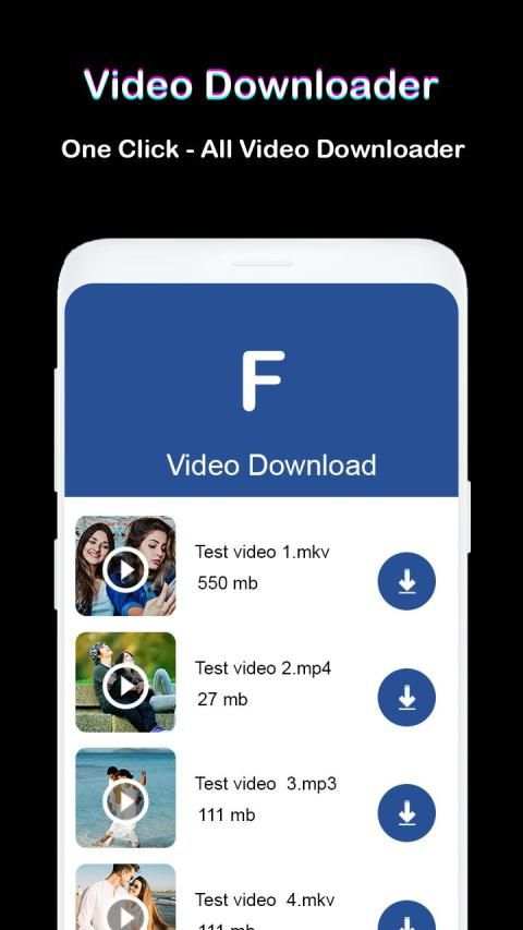 All Video Downloader New स्क्रीनशॉट 1