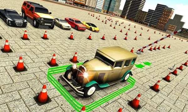 Real Classic Car Stunt Parking स्क्रीनशॉट 13