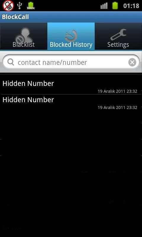 Call Blocker+ स्क्रीनशॉट 2