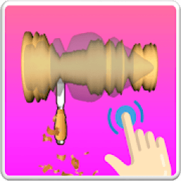 Wood Turner Lathe 3D icon