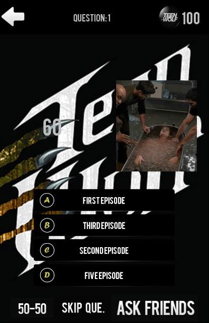 Teen Wolf Quiz Game screenshot 3