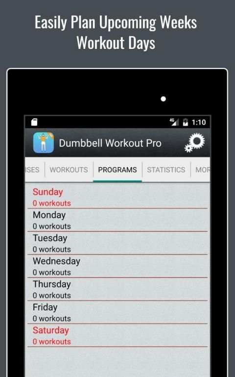 Dumbbell Workout Routine Lite скриншот 1