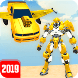 Flying Grand Robot Car Transform Fight 2019 आइकन