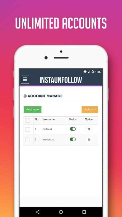 Unfollowers For Instagram screenshot 2