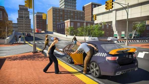 Taxi Simulator Game скриншот 4