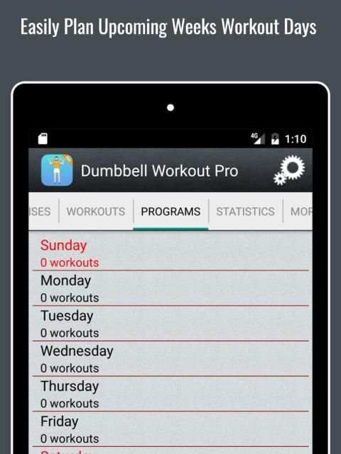 Dumbbell Workout Routine Lite скриншот 5