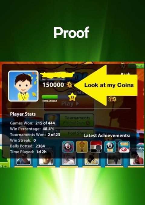 Free coins:8 Ball Pool, Guide 1 تصوير الشاشة