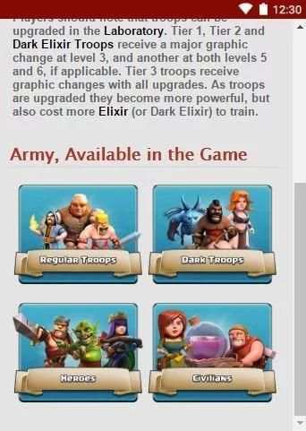 Guide for COC 2017 скриншот 2
