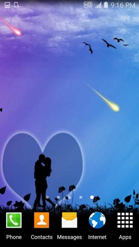 Lovers Night Live Wallpaper स्क्रीनशॉट 4