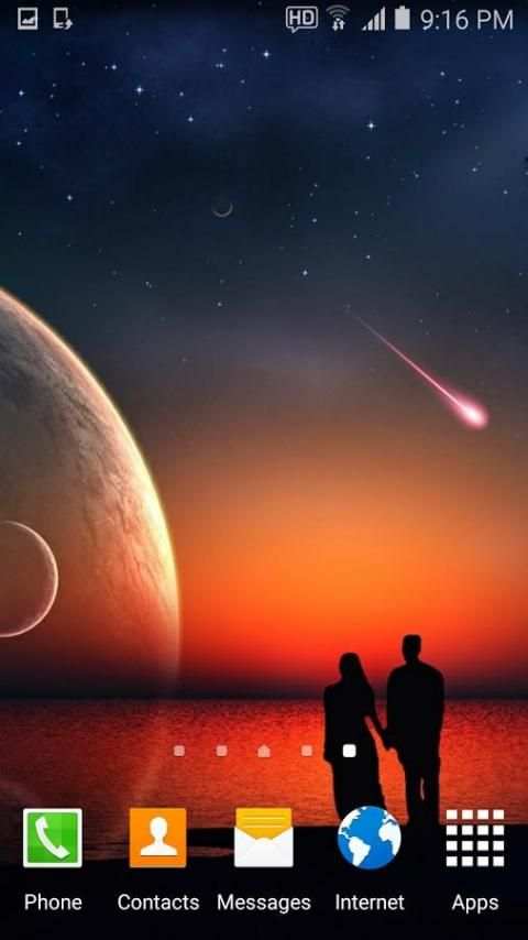 Lovers Night Live Wallpaper स्क्रीनशॉट 1