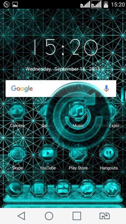 NEXT LAUNCHER THEME OctaXcyaN screenshot 6