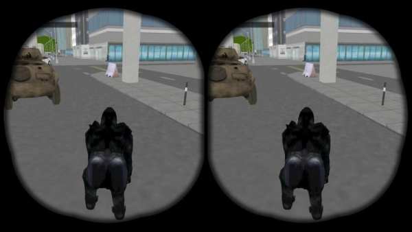 VR Злой Gorilla Rampage 3D скриншот 2