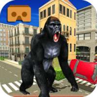 VR Злой Gorilla Rampage 3D